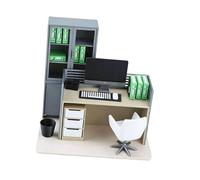 TWTCZOZ Muebles de Oficina en Miniatura a Escala 1:12, Accesorios, Decoración de Mesa, Miniordenador, Simulación, Muebles para Casa de Muñecas, Regalo, Style D
