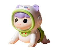 TWTCZOZ Muñeca Gateadora, Juguete Eléctrico para Bebés Que Gatean, Regalo de Cumpleaños, con Música, Diversión para Aprender, Juguete para Niñas.
