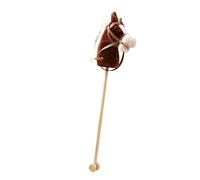 TWTCZOZ Palo de Peluche para Montar, Caballito de Juguete con Rueda, Sonidos de Y, Diversión con Efectos de Sonido Realistas, Café con Ruedas