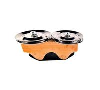 TWTCZOZ Pandereta de Mini Tamborín Shaker Accesorio de Percusión con Cuerpo de Madera y Discos Metálicos Correa Inferior Cómoda y Adecuada para Cajón Conga Ensayo de Banda Práctica Musical