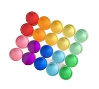 TWTCZOZ Set Bloques Construcción para Niños Hechos Acrílico Transparente Que y Difunn la Luz para Practicar Habilidas Apilado y Clasificación en Entornos Escolares, Cilindro 20PCS