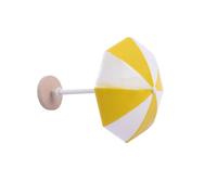 TWTCZOZ Sombrilla de Playa en Miniatura para Casa de Muñecas Hecha a Mano (DIY), Amarillo + m