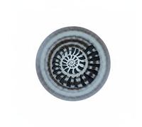 TWTCZOZ Tambor de Sonido Terapéutico de Mano Instrumento Musical Relajante de Efecto Lluvia con Madera y, Tambor De Agua De Arroyo Ucraniano Con Patrón De Caracola - 18cm