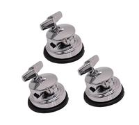 TWTCZOZ Tom - Placa base para pie para pierna y accesorios de soporte de repuesto para Bass Tom Solid Instrument Mount adecuado para American, 3 piezas