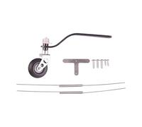 TWTCZOZ Tren de Aterrizaje de Fibra de Carbono, Conjunto de Rueda de Cola, Ruedas de 1,25 Pulgadas, Neumáticos de Poliuretano, Kit de Alto Rendimiento para AV, 26 CC
