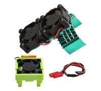 TWTCZOZ Ventilador RC 3340 de Alto Rendimiento, Ventilador de Refrigeración de Repuesto Directo para Motor de Tracción en Ruedas -3S, Verde