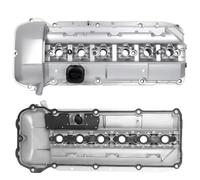 Twxxws Cubierta Válvula De Motor M54 E46 E39 E53 para X3 para X5 Z4 Previene Fugas De Aceite Cubierta Culata Válvula Motor Aluminio 11127512839 con Junta Protectora