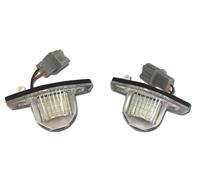 Twxxws Luz Matrícula Para CRV HR-V Fit Jazz Para Insight Crosstour Para Odyssey Stream Logo 2x LED Luz De Matrícula 34101S60013