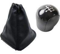 Twyzo Perilla de cambio con peso Para camioneta de tránsito MK7 5/6, pomo de palanca de cambios, funda de cabeza y fuelle(5 Speed Combo)