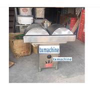 TX® bla Steamer Machine, Stainless Steel Gas Steamer Kitchen Cooker Baking Steaming Machine Rice Noodle Roll Steaming Machine for Hotel Restaurant (Bla Double Heads Powder Brace+Steamer)