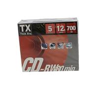 TX Think Xtra CD-RW 80 700 MB - Pack de 5