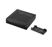 TX06 - Funda pequeña ITX de escritorio para tarjetas base DCIN que ahorra espacio con refrigeración de velocidad rápida, compatibilidad con montaje VESA
