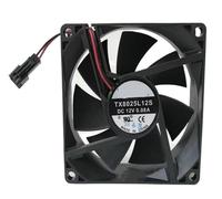 TX8025L12S DC12V 0.08A 8CM Ventilador de refrigeración