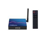 Tx98 Pro 4K Ultra HD Android 14.0 Smart Network Set-Top Box con control remoto compatible, 4 GB + 32 GB, Allwinner H616 Quad-Core (estándar europeo)