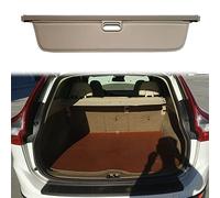 TXBZQKJ Coche Cubierta Carga RetráCtil para Volvo xc60 2010 2011 2012 2013 2014 2015 2016 2017, Cubierta De Carga Pantalla RetráCtil Cargo Protectora Accesorios,Beige-1