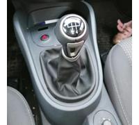 TXBZQKJ Pomo Palanca Cambios Funda Palanca De Cambios para Seat Leon I II TDI Cupra R Sport FR, 5 velocidades mático Negro Funda Saco Cuero Kit,2nd Generation Model-5 Speed