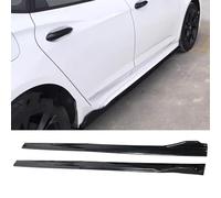 TXCDF Coche Faldones Laterales para BMW X6 F16 2015 2016 2017 2018 2019,Anti Choques Barra Paso Lateral Lateral Pasos Estribos Laterales Extensión Falda,Glossyblack