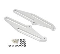 TXDBD Ajustadores De Parabrisas para Motocicleta para Yamaha Tenere 700 XTZ 700 XT700Z T700 2019-2024, Kit De Soporte para Parabrisas Deflector Alerón para Moto(Plata)