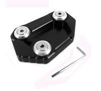 TXDBD Almohadilla De Extensión para Caballete De Motocicleta para S1000R HP4 2014-2016, Soporte De Aluminio para Pata De Cabra Lateral Placa De Soporte(Negro)