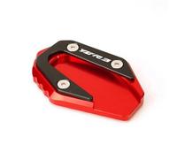 TXDBD Almohadilla para Pata De Cabra De Motocicleta para Yamaha YZFR3 YZFR25 2014-2025, Pata De Cabra Lateral, Placa De Soporte Ampliada. Placa De Soporte(Rojo 1)
