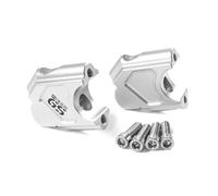 TXDBD Elevador De Manillar De Motocicleta para B&MW R1200GS 2004-2008 R 1200 GS Adventure 2005-2008 Abrazadera De Manillar De Montaje De Barra Espaciador Elevador de Manillar(Plata 1)