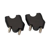 TXDBD Elevador De Manillar Motocicleta para PCX150 PCX125, Adaptador Abrazadera Elevación Aleación Aluminio Espaciador Elevador Manillar(Negro)