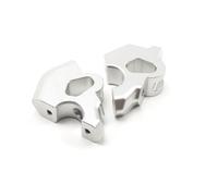 TXDBD Elevador De Manillar para R1300GS Adventure 2023-2025 Adaptador Extensión Cable Freno Y Adaptadores Reubicación Espaciador Elevador de Manillar(Plata)