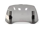 TXDBD Extensión De Parabrisas para Motocicleta para Kawasaki para Ninja 400 para Z900 para Z1000 ER6F, Protector De Pantalla Frontal Deflector Alerón para Moto(Fumar,Tipo 2)