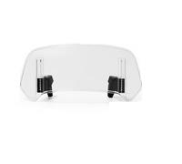 TXDBD Extensión De Parabrisas para Motocicleta para Kawasaki para Ninja 400 para Z900 para Z1000 ER6F, Protector De Pantalla Frontal Deflector Alerón para Moto(Transparente,Tipo 3)