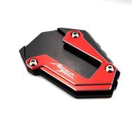 TXDBD Extensión De Pata De Cabra para Motocicleta para Africa Twin 1100 CRF1100L (2020-2025) con Base Antideslizante Placa De Soporte(Rojo)