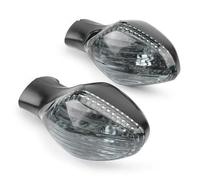 TXDBD Indicadores de Giro Cubierta De Lente para Luces Direccionales De Motocicleta para H&Onda CRF 250L 300L para CB500 F X para CB 650F 400F 400X Carcasa De Luces Intermitentes(1 par)