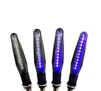 TXDBD Intermitentes para Motocicleta, Luces Direccionales, Intermitentes para para Z1000SX para Z 750 1000 650 900 800 250 300 Indicadores De Giro(Violeta,4 Piezas)