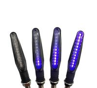 TXDBD Intermitentes para Motocicleta, Luces Indicadoras De Giro para para Z 900 650 800 para Ninja 250 300R 300 para Z 250 300 250R Indicadores De Giro(Violeta,4 Piezas)