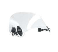 TXDBD Parabrisas Ajustable para Motocicleta para Kawasaki para Ninja 400 para Z900 para Z1000 ER6F, Extensión De Visera Deflector Alerón para Moto(Large Clear)