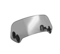 TXDBD Parabrisas Ajustable para Motocicleta para Kawasaki para Ninja 400 para Z900 para Z1000 ER6F, Extensión De Visera Deflector Alerón para Moto(Large Smoke)