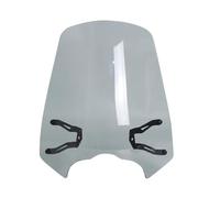 TXDBD Parabrisas para Motocicleta con Soporte para Kawasaki para Vulcan S 650 EN650 VN 2015-2024, Visera Frontal Deflector Alerón para Moto(Titanio)