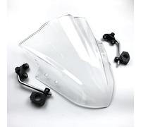 TXDBD Soporte Ajustable para Parabrisas De Motocicleta para Yamaha FZ1 FZ6 FZ6N FZ8 MT-01 MT03 MT07 MT09 Visera Frontal Deflector Alerón para Moto(Blanco)