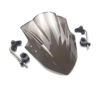 TXDBD Soporte Ajustable para Parabrisas De Motocicleta para Yamaha FZ1 FZ6 FZ6N FZ8 MT-01 MT03 MT07 MT09 Visera Frontal Deflector Alerón para Moto(Fumar)