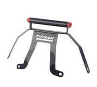 TXDBD Soporte GPS Y Teléfono Móvil Motocicleta para Yamaha NMAX155 2020-2024 Palanca De Conversión, Montaje Frontal, para, Barra Transversal Soportes De GPS(Rojo)