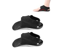 TXDKLUG Alivio de La Fascitis Plantar Soporte de Arco Copa de Talón Mujeres Hombres 3/4 de Longitud, Plantillas Ortopédicas para Tendinitis de Aquiles, Pies Planos, Sobrepronación