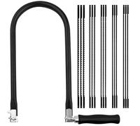 TXErfolg Juego de Sierra de Marquetería con 15 Hojas de Sierra (10T 14T 18T 24T 32T) y Arco para Metal y Madera con Mango, 140mm Sierra de Hoja Cortes Precisos, Sierra Fina para Trabajos en Madera