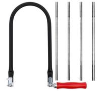 TXErfolg Juego de Sierra de Marquetería con 8 Hojas de Sierra(4#6#8#10#) y Arco para Metal y Madera con Mango de Madera, 130mm Sie~rra de Hoja Cortes Precisos, Sierra Fina para Trabajos