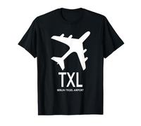 TXL Berlin TEGEL Aeropuerto Code Etiqueta Alemania Europa Camiseta gráfica económica