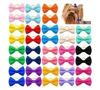 TXLEAPEY 10/20/30 Piezas de Lazos for el Pelo for Mascotas, Mezcla Colores, Accesorios for Decorar Cabello Perros pequeños, Bandas Goma for for(Style 10,10PCS)