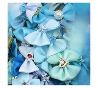 TXLEAPEY 10/50 Piezas de Lazos for el Pelo for Mascotas, Perros y Gatos, Bandas Goma, Accesorios for pequeños, Suministros for Lindos(8.Random Style,10 PCS)