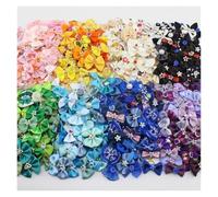 TXLEAPEY 10/50 Piezas de Lazos for el Pelo for Mascotas, Perros y Gatos, Bandas Goma, Accesorios for pequeños, Suministros for Lindos(1Random Style Colors,50 PCS)