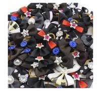 TXLEAPEY 10/50 Piezas de Lazos for el Pelo for Mascotas, Perros y Gatos, Bandas Goma, Accesorios for pequeños, Suministros for Lindos(7.Random Style,50 PCS)