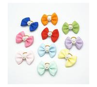 TXLEAPEY 10 Piezas de Lazos for Perros, Lindos Accesorios for, Cuatro Tipos, 36 Colores, for el Pelo for Mascotas con Banda Goma elástica for Navidad(Type 2)