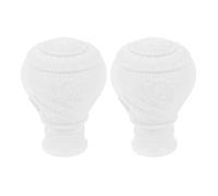 TXLEAPEY 2 Piezas de Extremos Finales for Cabezales Barras Cortina, Tapas Decorativas for Tapones Varillas