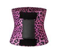 TXLEAPEY Fajas Reductoras Mujer Cinturón Reductor de Cintura, cinturón Moldeador de Abdomen con Triple Envoltura, Banda for el Sudor, Faja Deportiva for Entrenamiento(Rose,S)